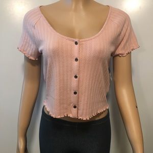 Arizona Jean co scoop neck babydoll top Junior